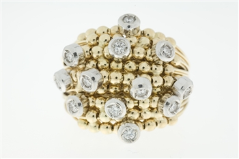 RLD5133 18k Yellow Gold Diamond Ring