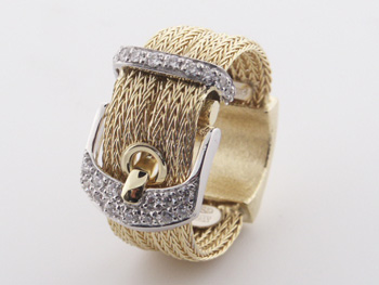 RLD5161 18k Yellow & White Gold Diamond Ring