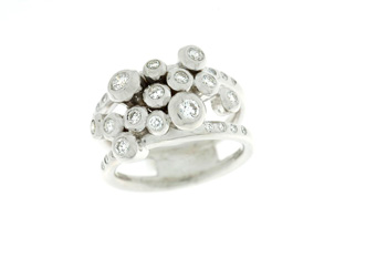 RLD5183 18k White Gold Diamond Ring