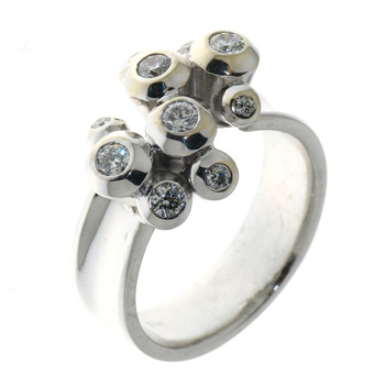 RLD5187 18k White Gold Diamond Ring