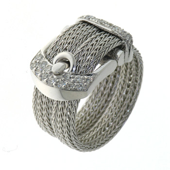 RLD5193 18k White Gold Diamond Ring