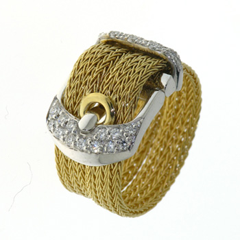 RLD5194 18k Yellow Gold Diamond Ring