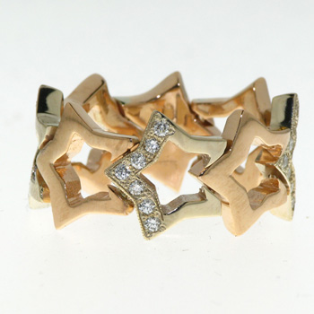 RLD5242 18k Rose Gold Diamond Ring