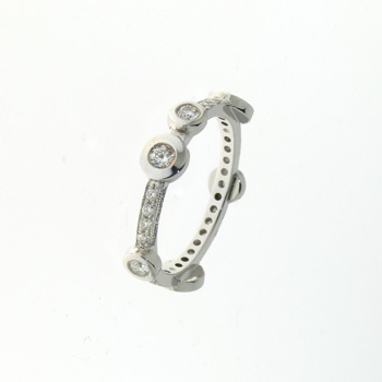 RLD5248 18k White Gold Diamond Ring