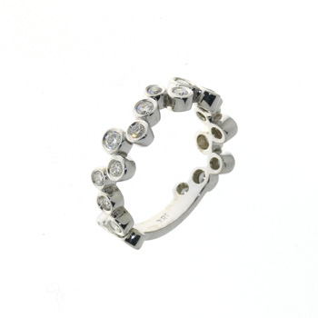 RLD5803 18k White Gold Diamond Ring