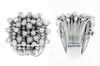 RLD6037 18k White Gold Diamond Ring