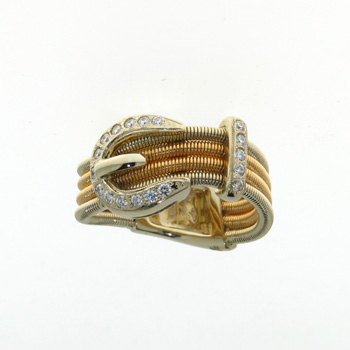 RLD6051 18k Rose Gold Diamond Ring