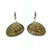 SG1007 Gaia 18k White Gold Diamond Seashell Earrings