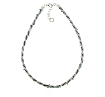 nls1126 ski blue breaded silver