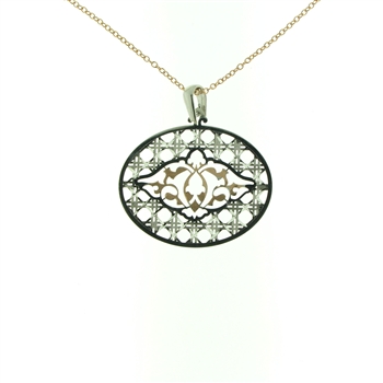 NLS1196 Sterling Silver Necklace