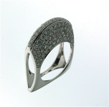 RLD01076 18k White Gold Diamond Ring