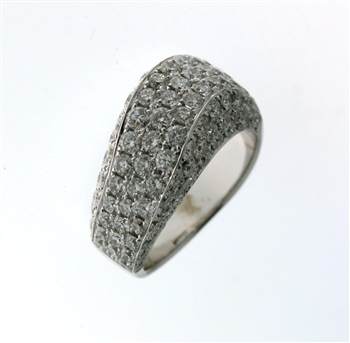 RLD01077 18k White Gold Diamond Ring