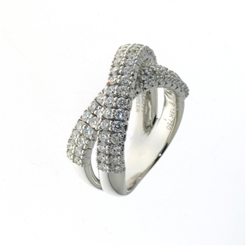 RLD01193 18k White Gold Diamond Ring