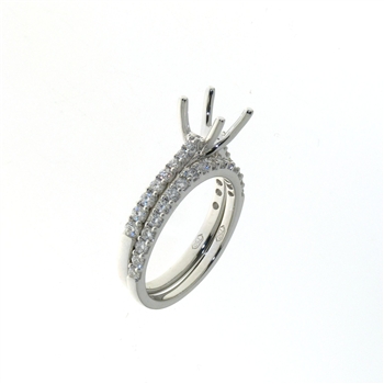 RLD01252 18k White Gold Diamond Ring