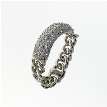 RLD4377 18k White Gold Diamond Ring
