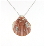 SG1101 Sterling Silver Seashell Necklace